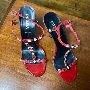 Prada Swarovski Heels